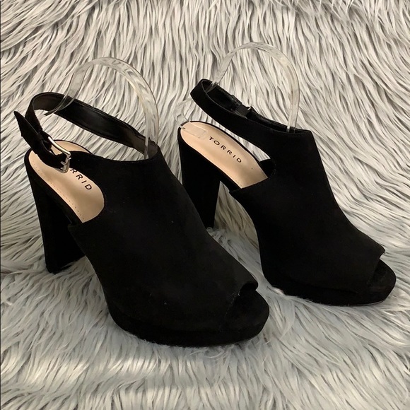torrid black heels